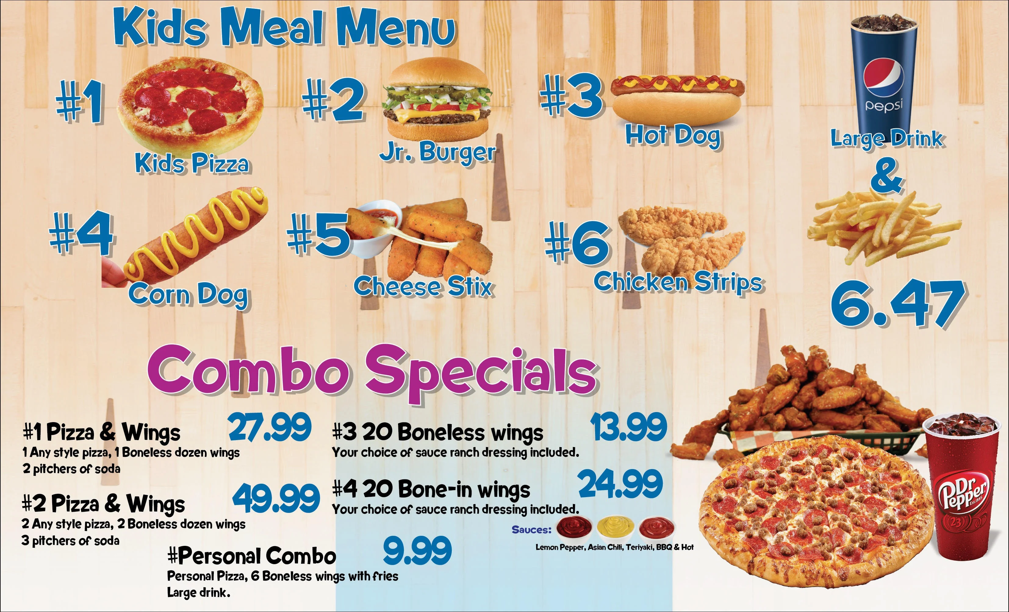 Kids Menu